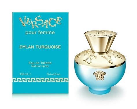 versace womens turquoise silk|Versace dylan turquoise pour femme.